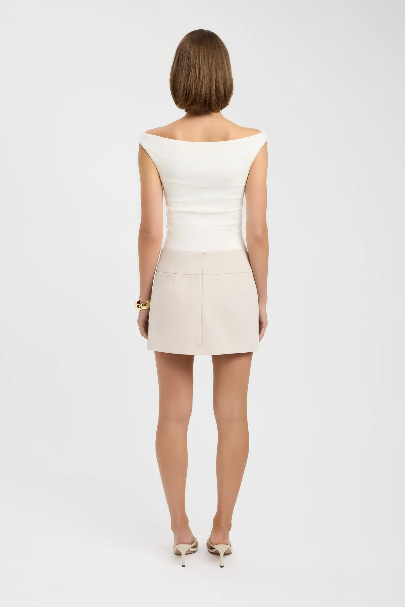 Ariel Double Belt Mini Skirt