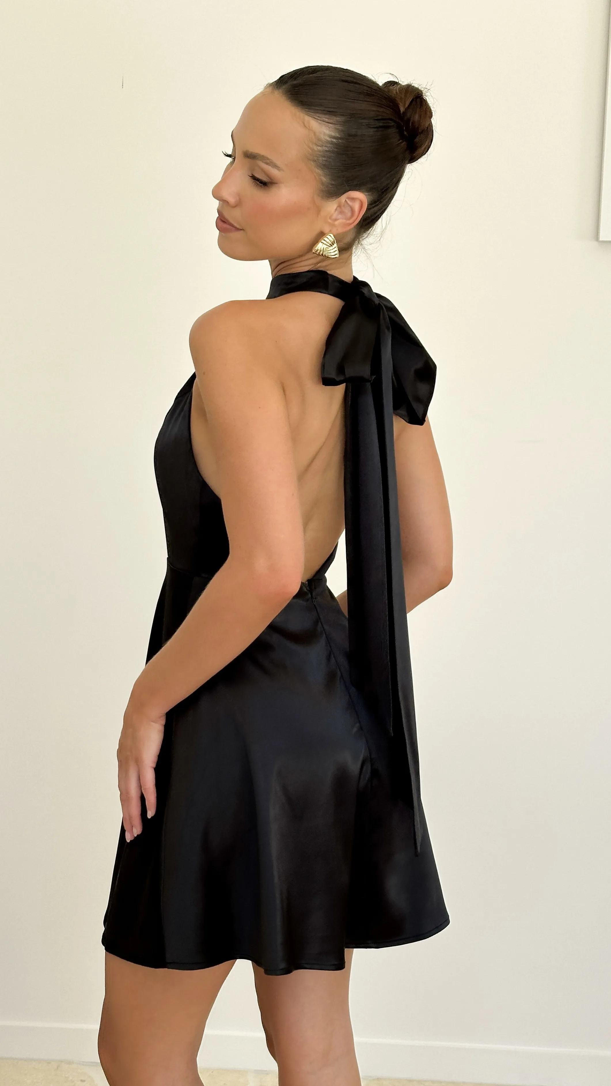 Belle Mini Dress - Black