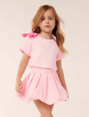 Blanche Bow Girls T-shirt