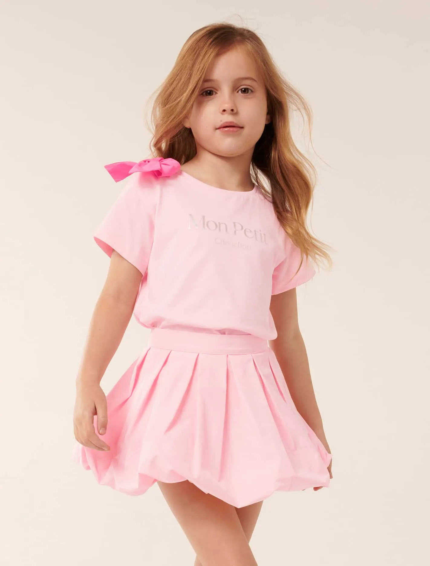 Blanche Bow Girls T-shirt