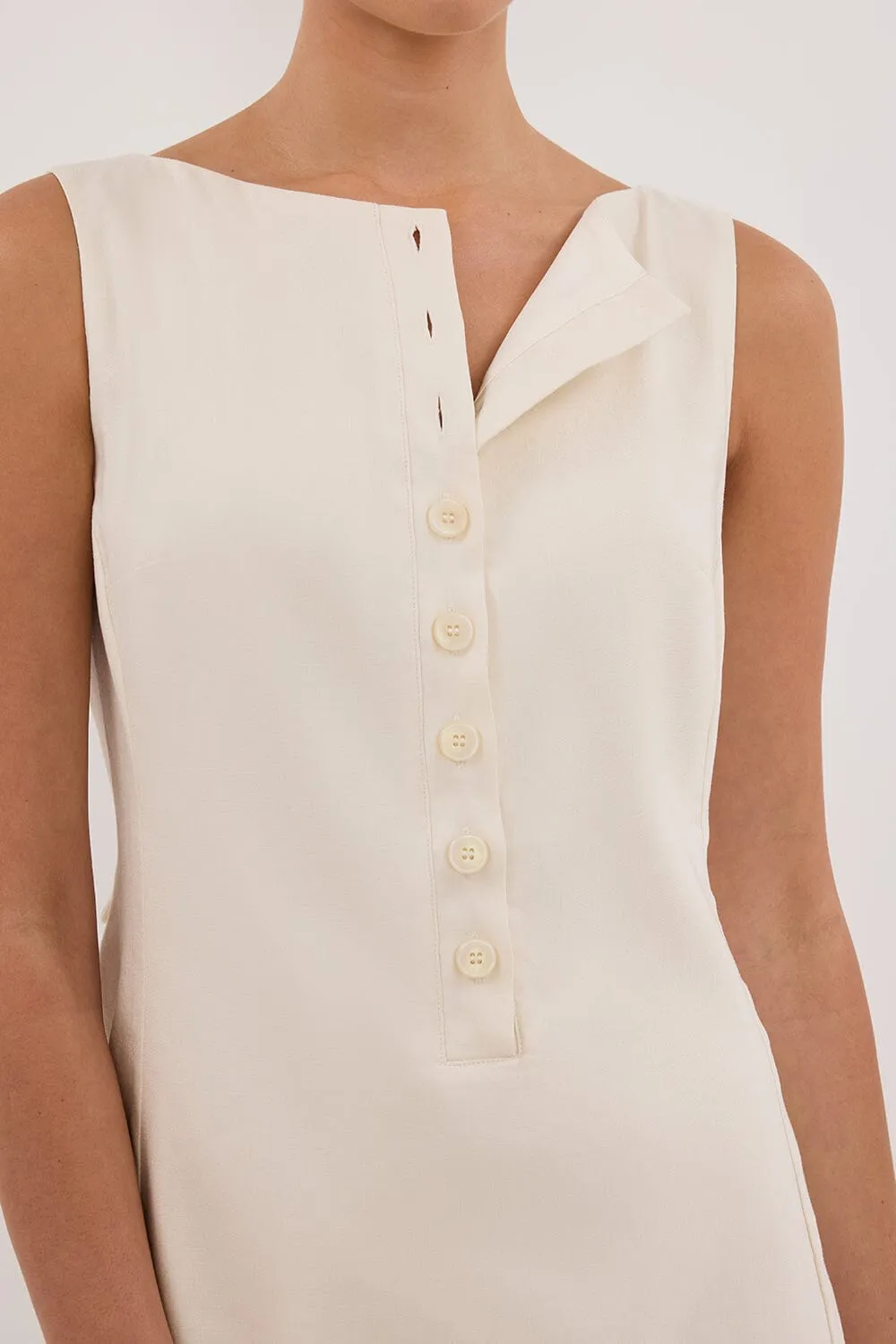 BRAX CREAM BOAT NECK MINI DRESS