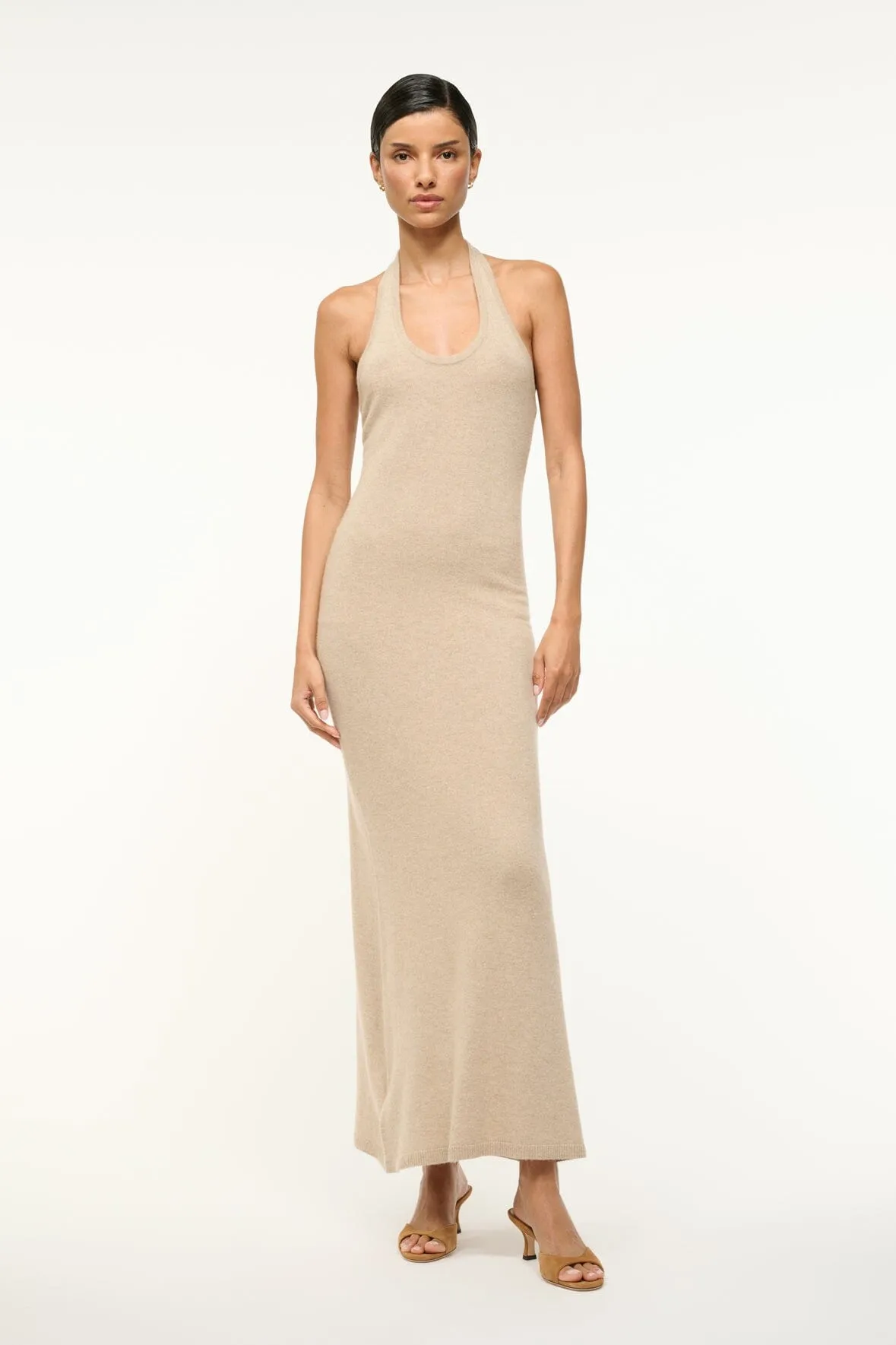 CANELA CASHMERE DRESS | STONE