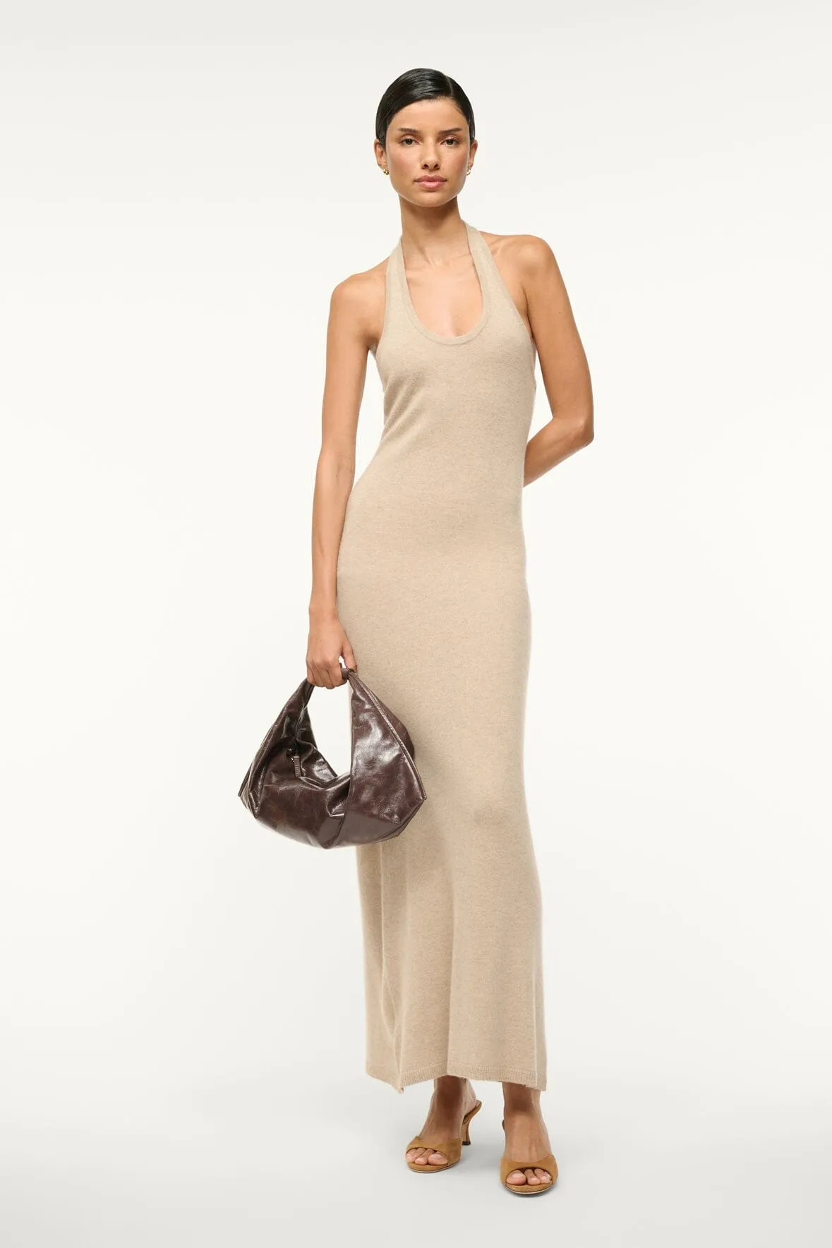 CANELA CASHMERE DRESS | STONE