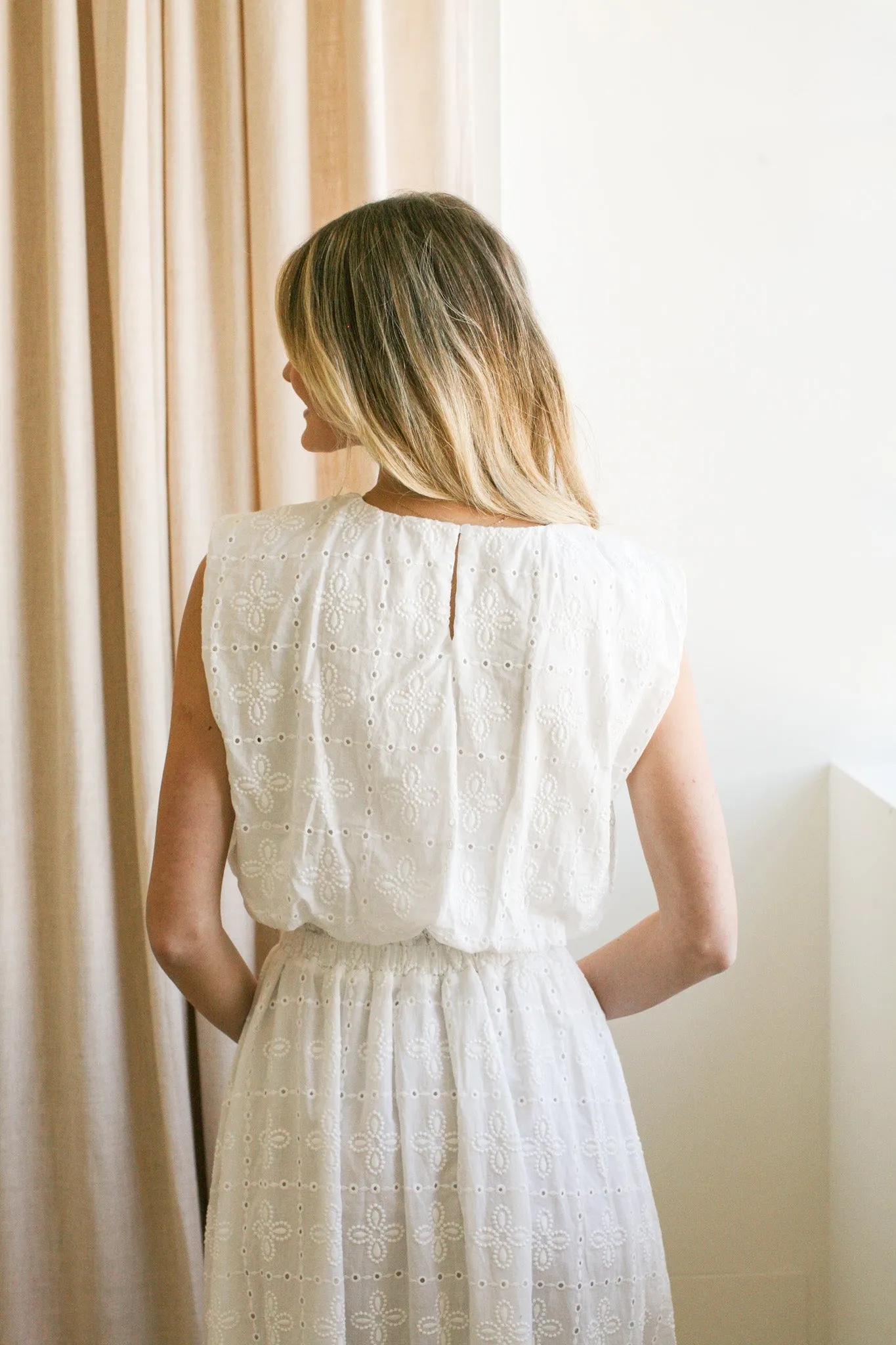Carolina Eyelet Top