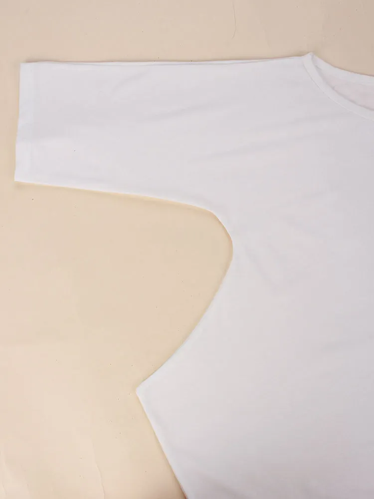 Casual Loose Women One Shoulder Pure Color Batwing Sleeve Maxi Dresses