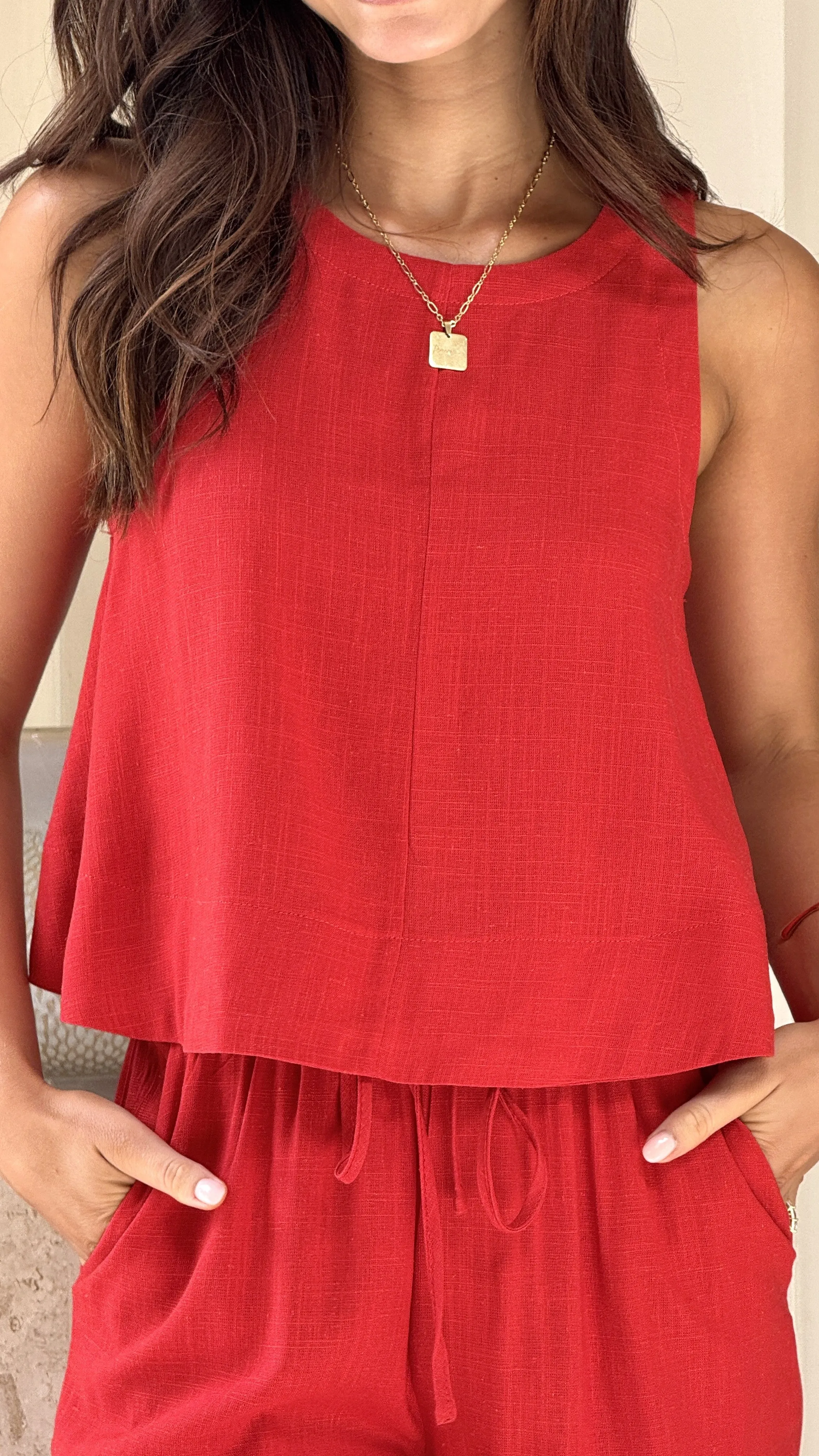Charmain Top - Red