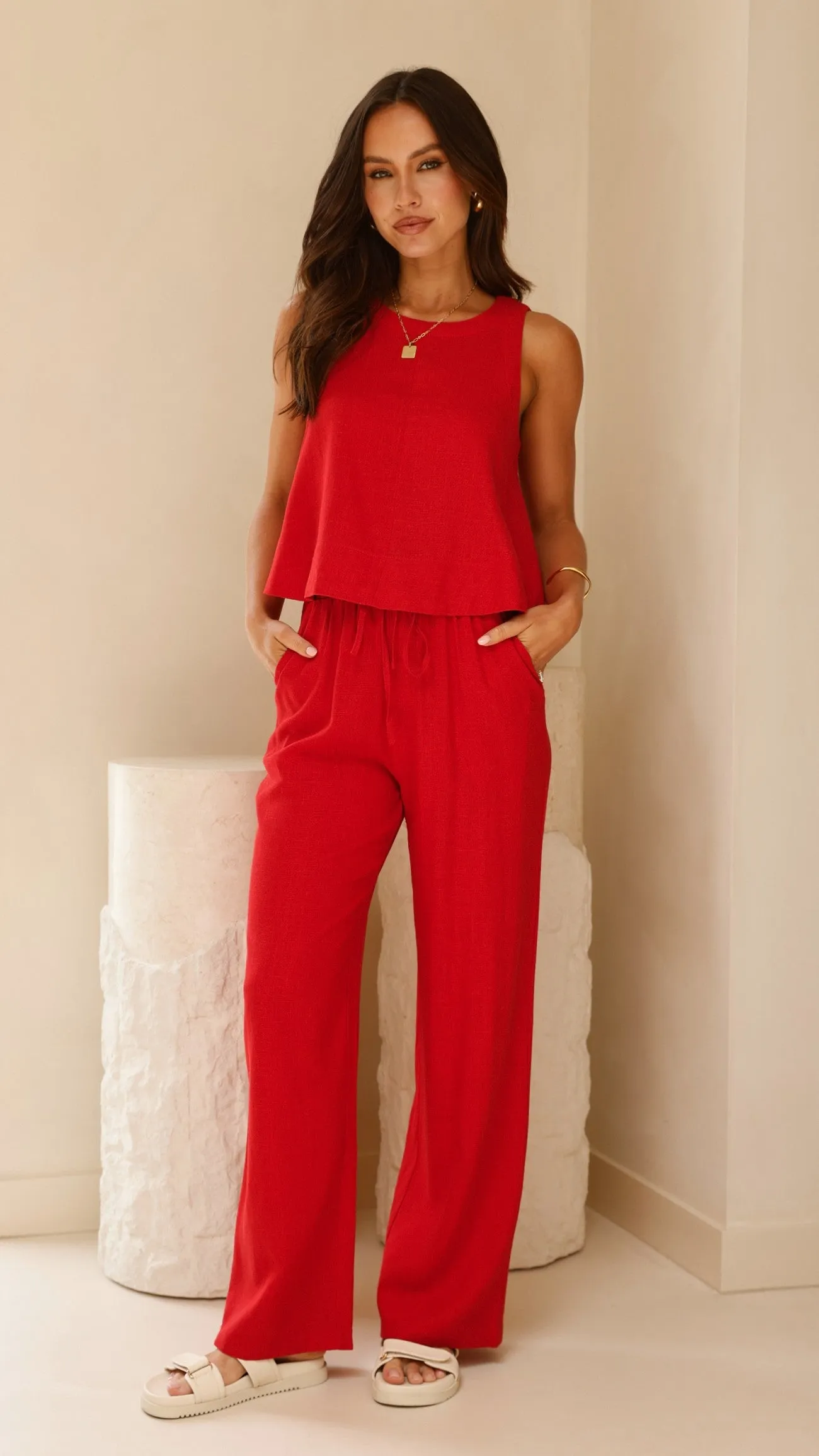 Charmain Top - Red