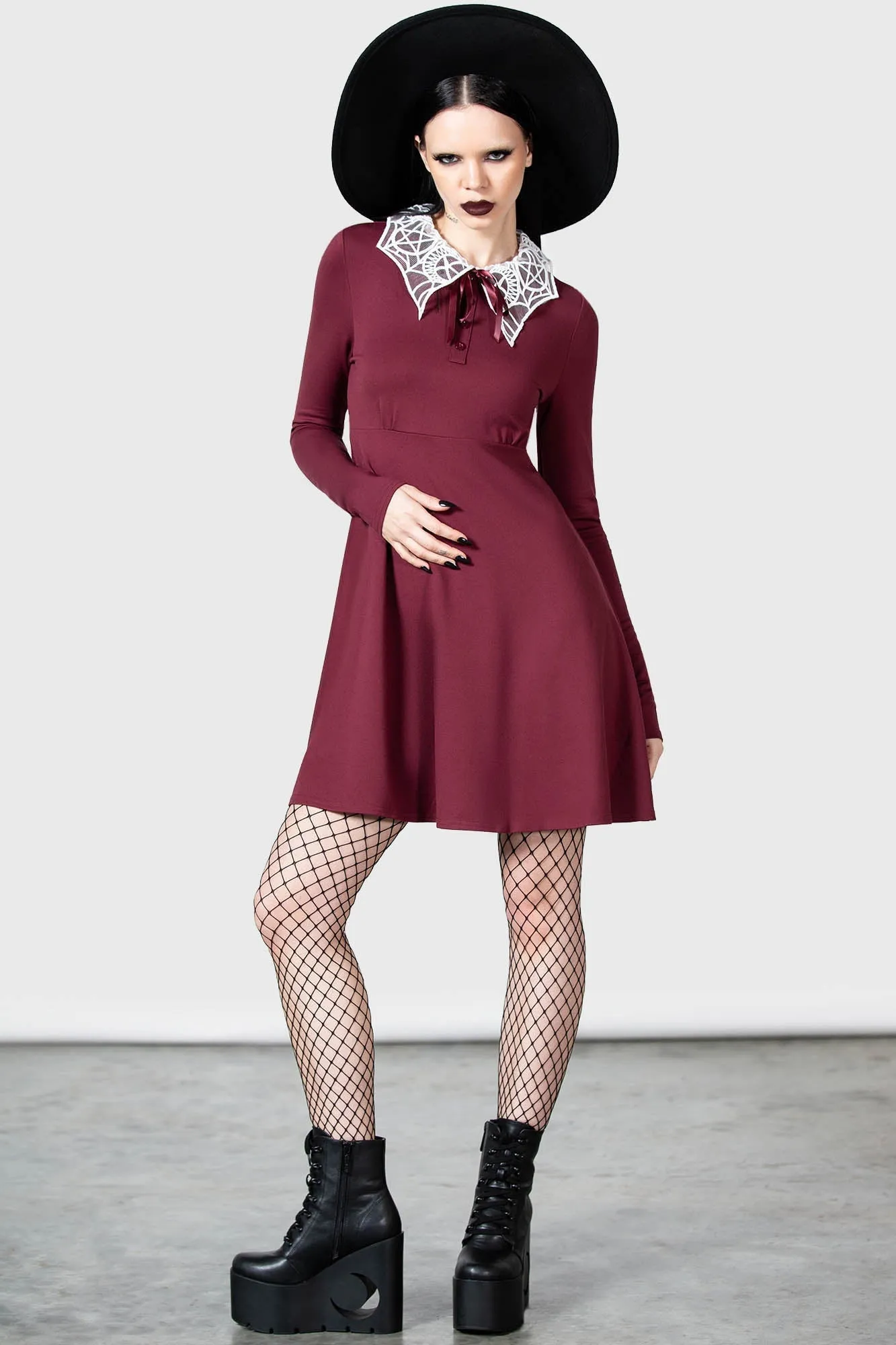 Charmed School Dress [CRIMSON] - Resurrect