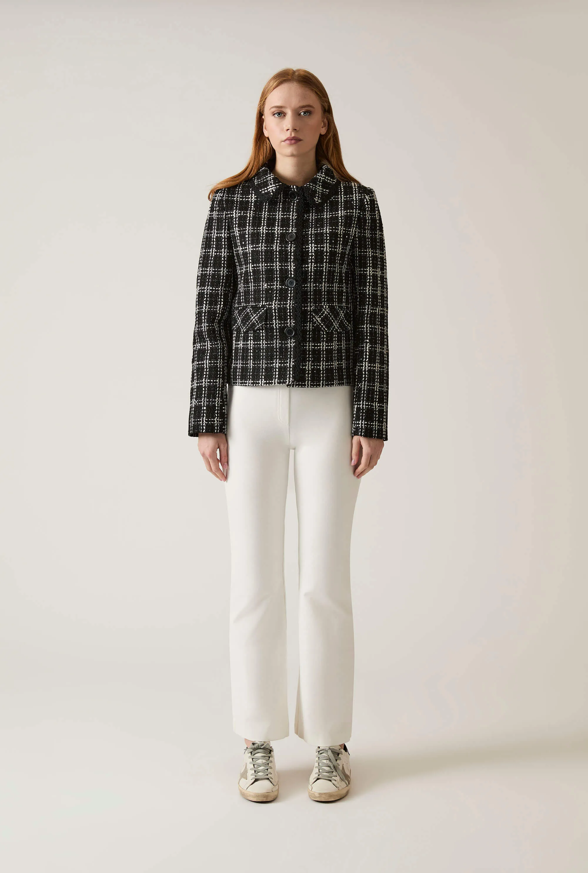 Checkered Pattern Jacket