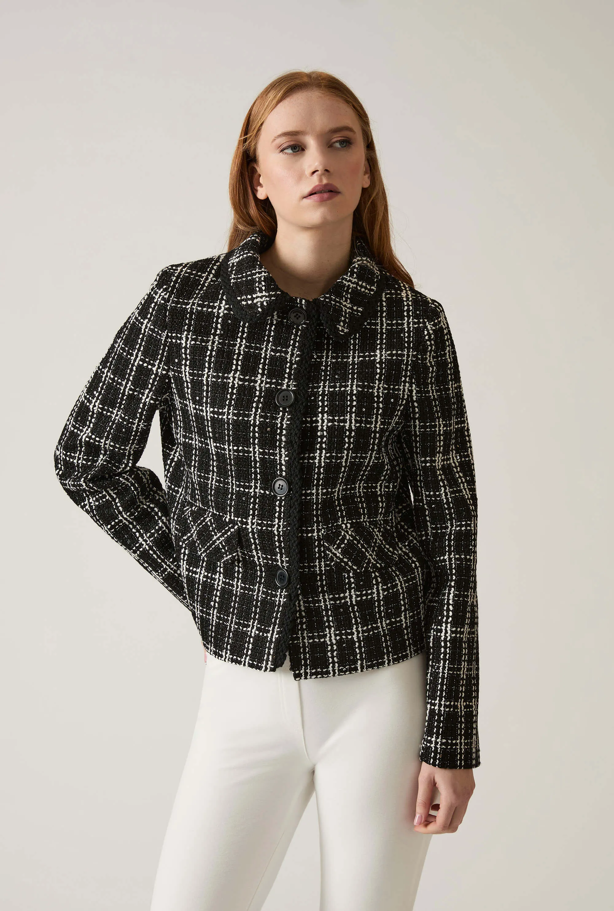 Checkered Pattern Jacket
