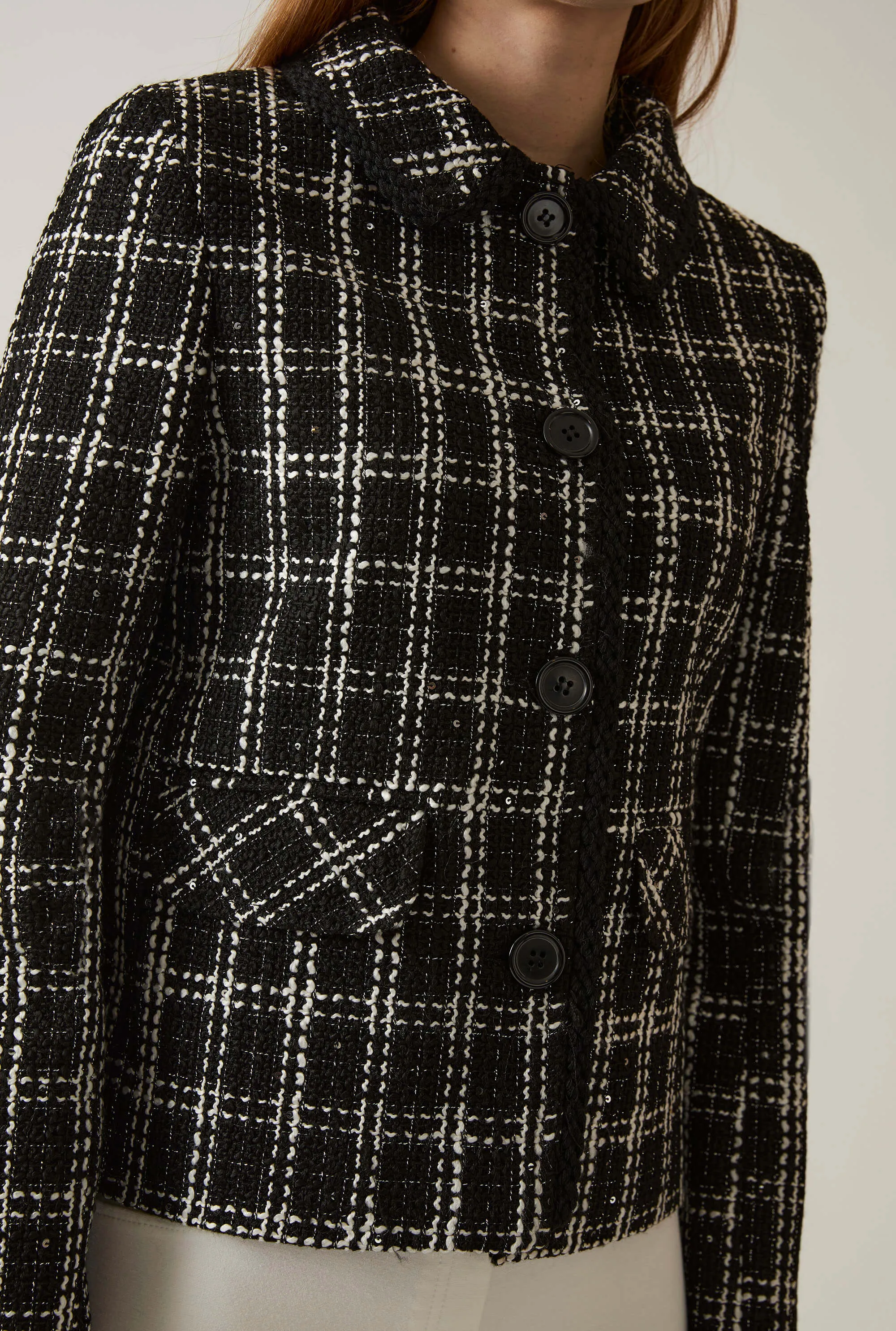 Checkered Pattern Jacket