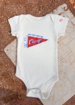 Chicago Pennant Onesie