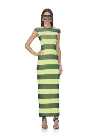 Cody Dress - Lime Rugby