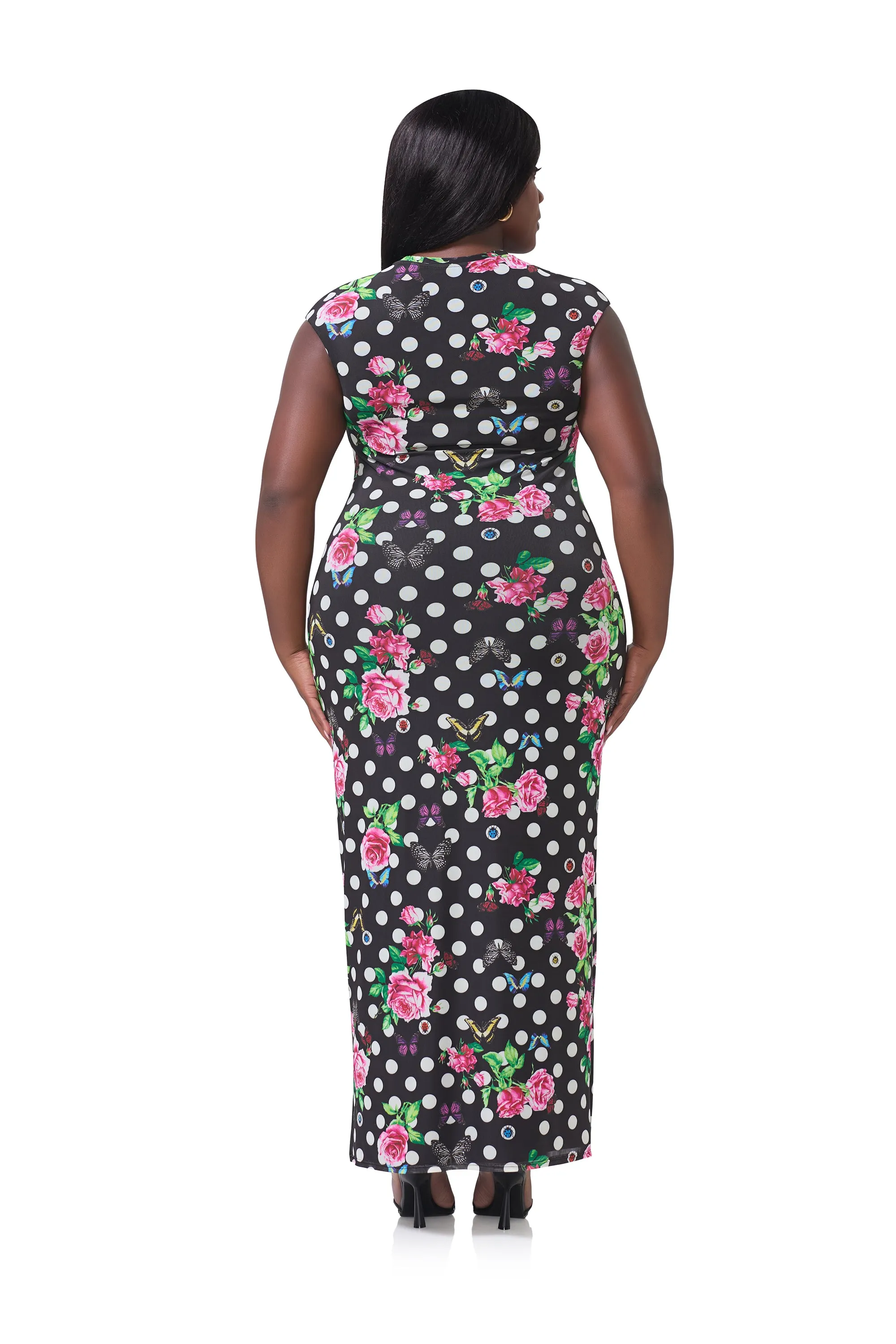 Cody Dress - Rose Dot