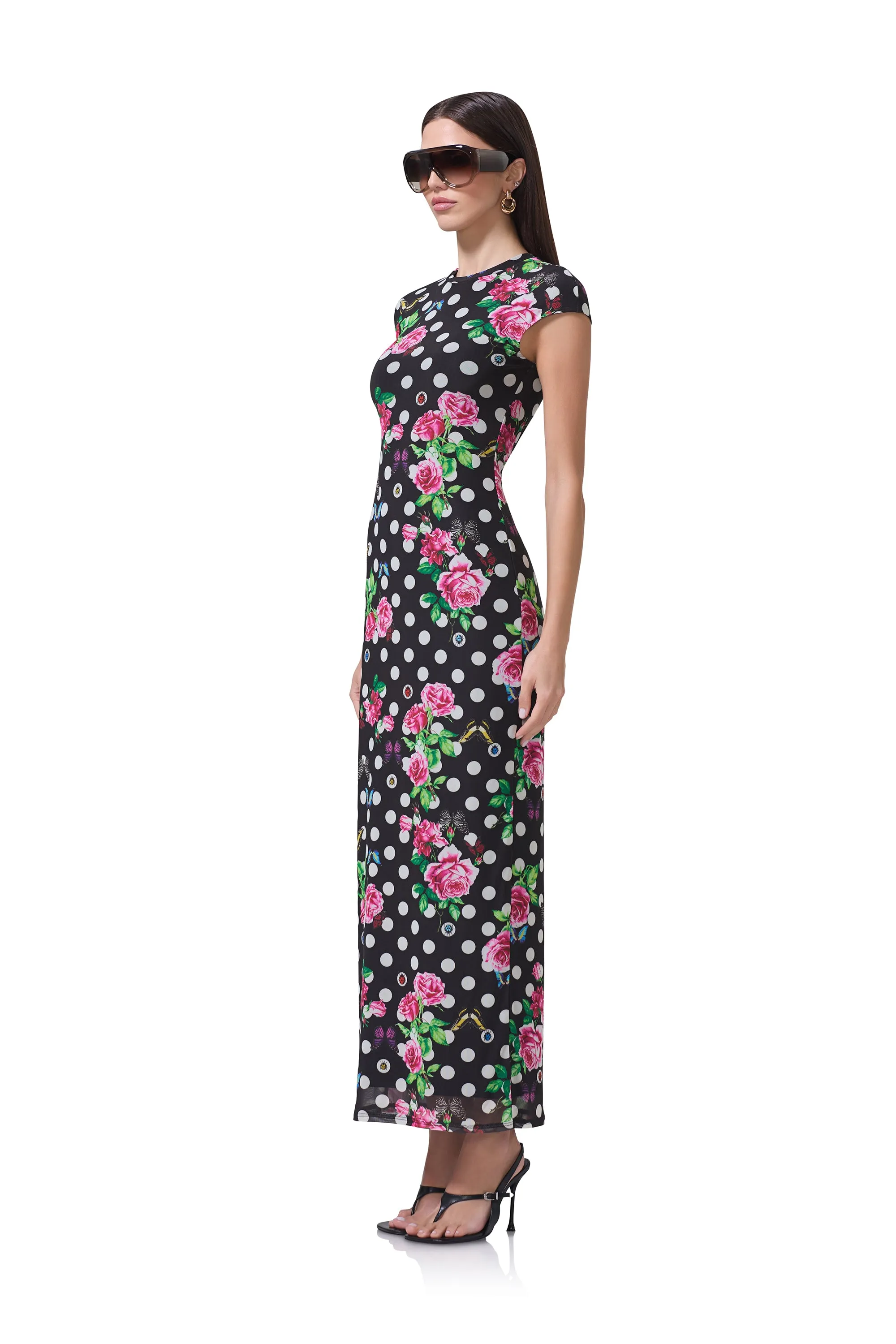 Cody Dress - Rose Dot