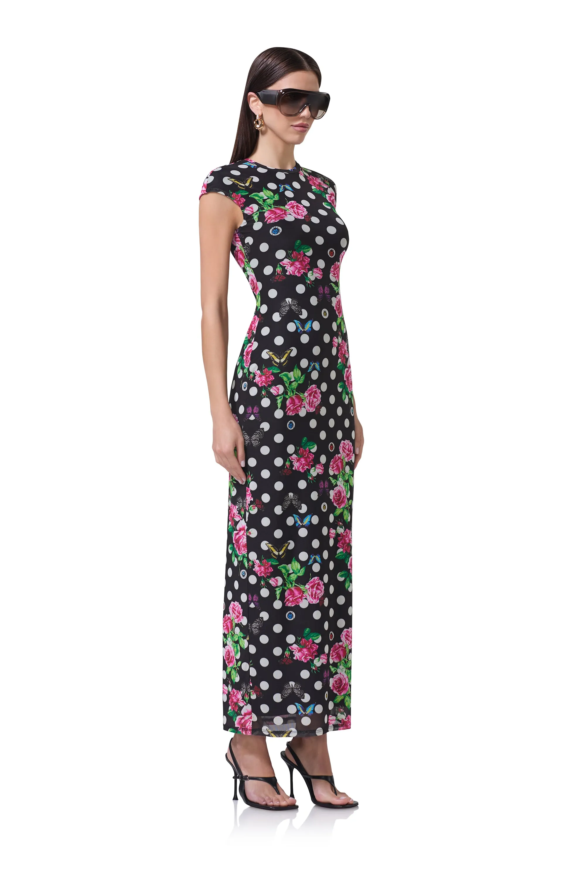 Cody Dress - Rose Dot