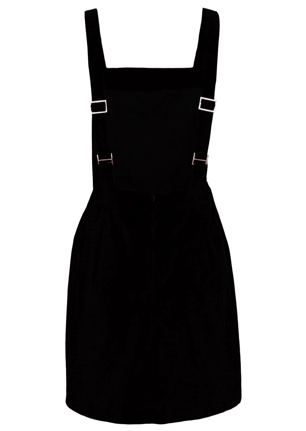 Corduroy Pinafore Black