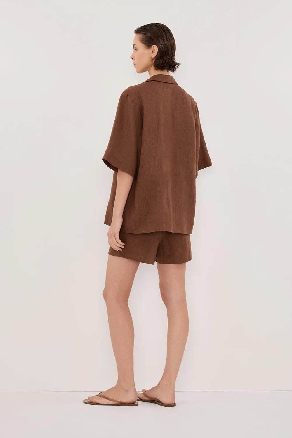 CORY FONDANT LINEN SHORT