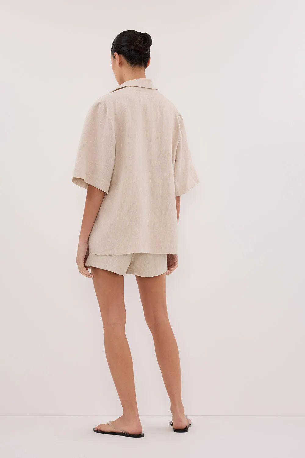 CORY NATURAL LINEN SHORT