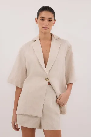 CORY NATURAL LINEN SHORT