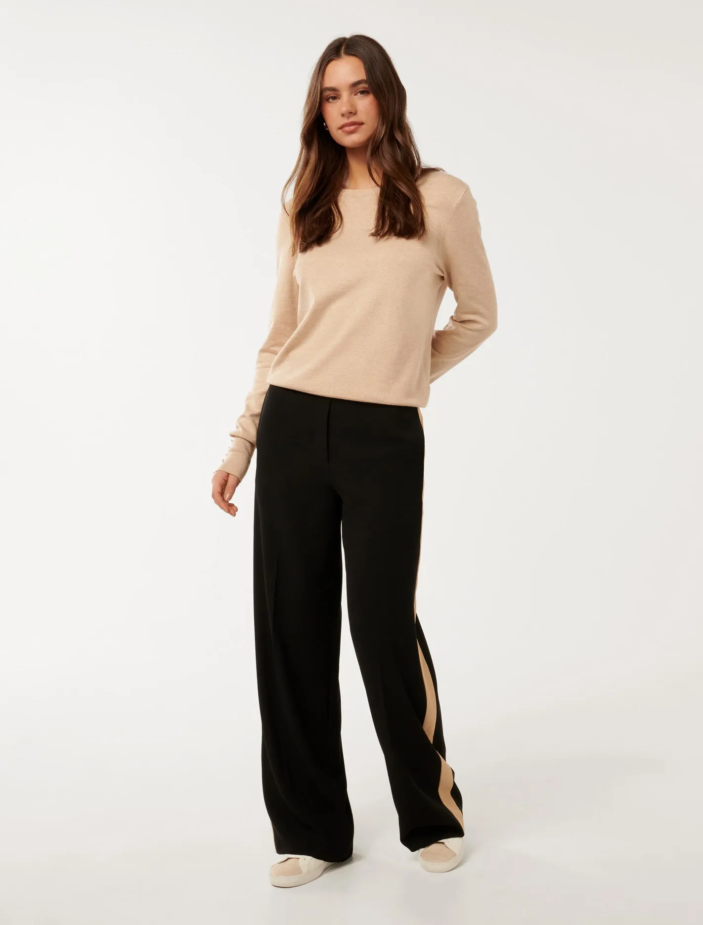 Dara Stripe Wide Leg Pants