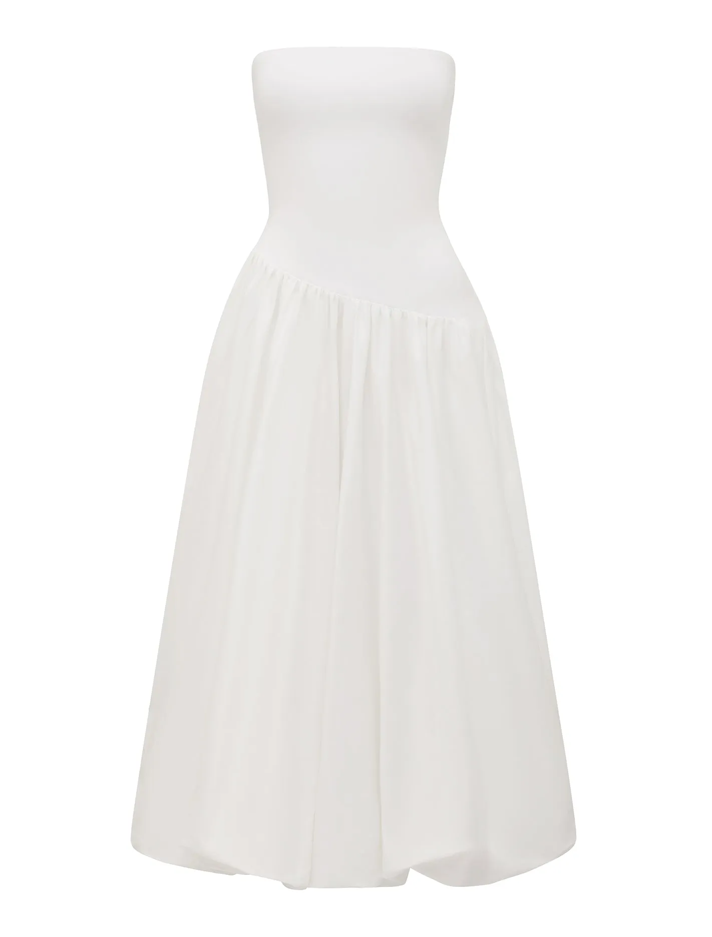 Delilah Bubble Hem Midi Dress