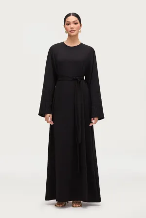 Dima Embroidered Maxi Dress - Black