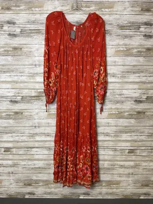 Dress Casual Maxi By Cmb In Red, Size:L
