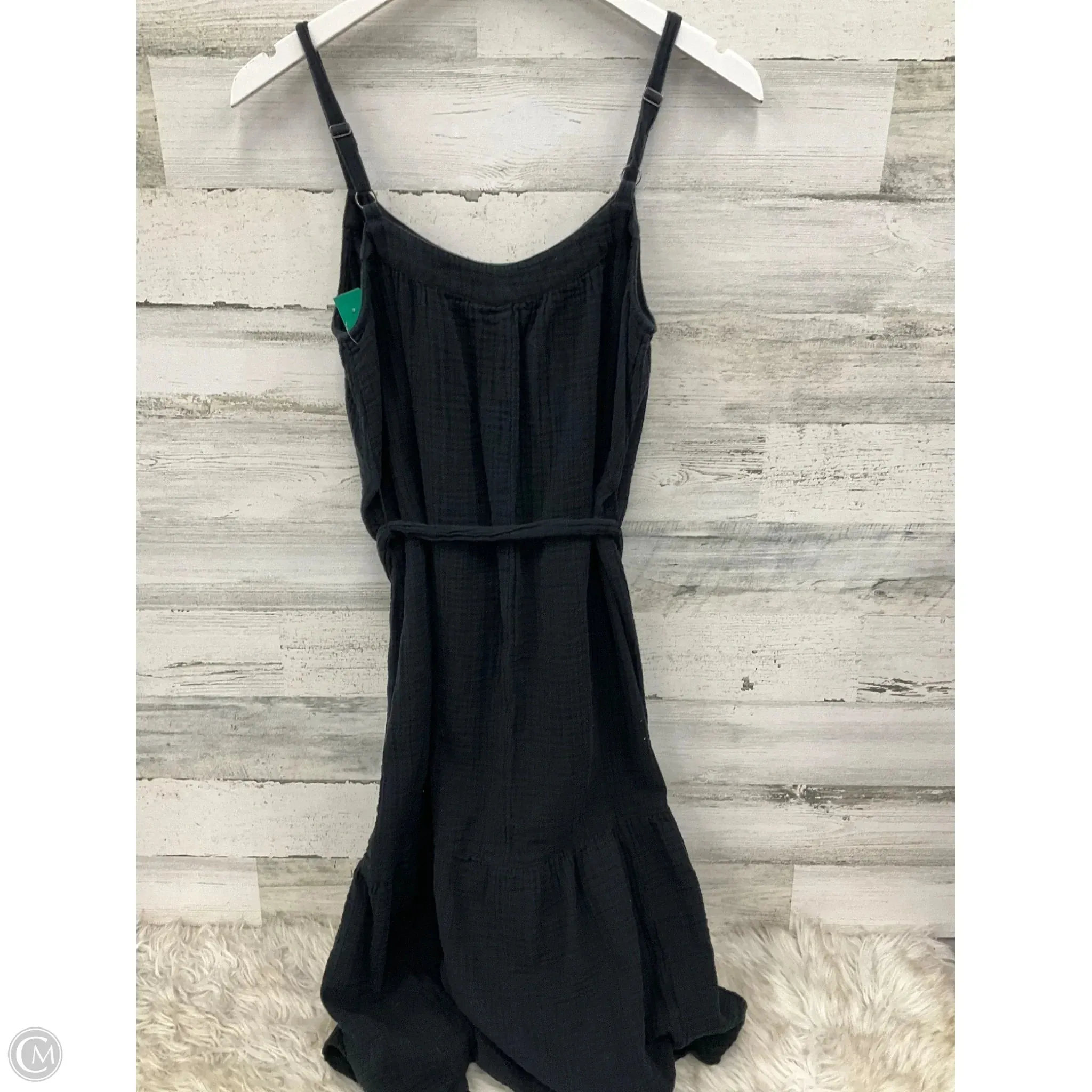 Dress Casual Midi By Gap In Black, Size: Mp