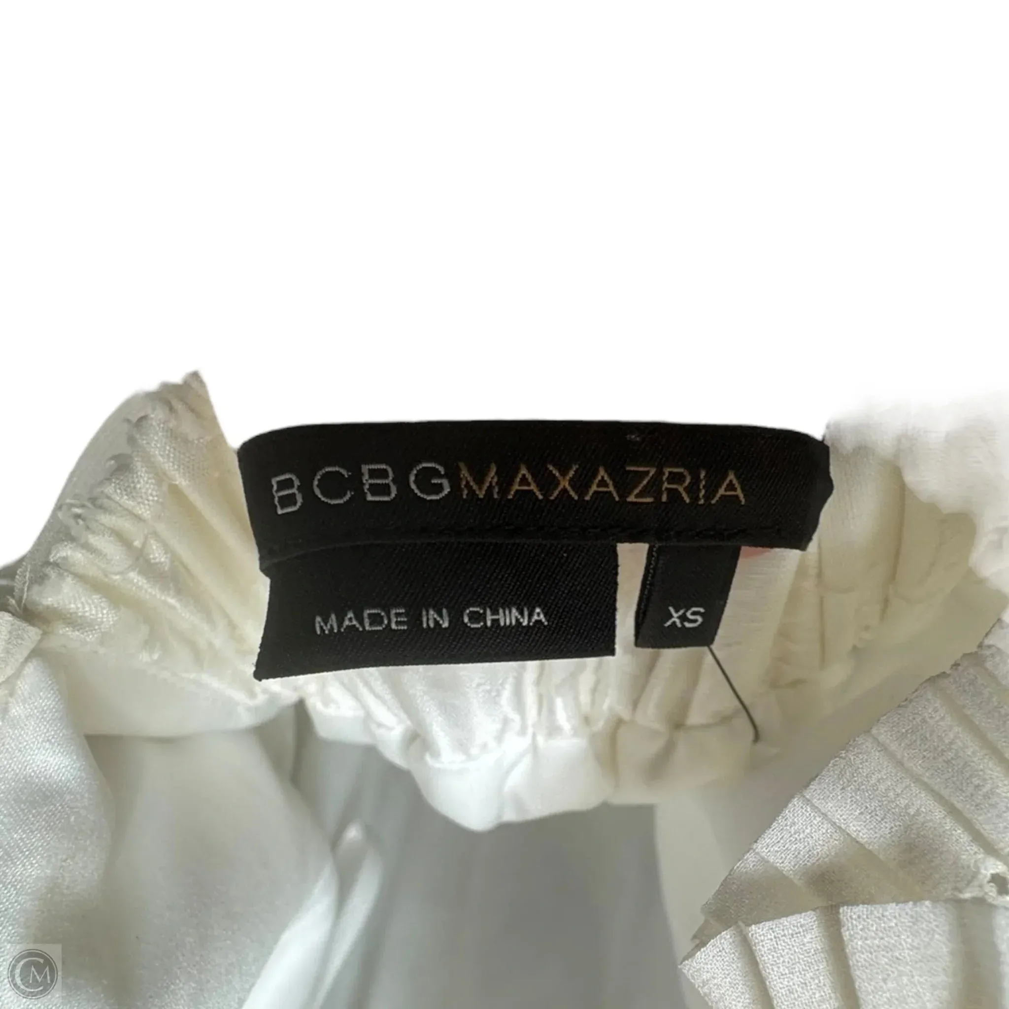 Dress Casual Short By Bcbgmaxazria In Cream, Size: Xs
