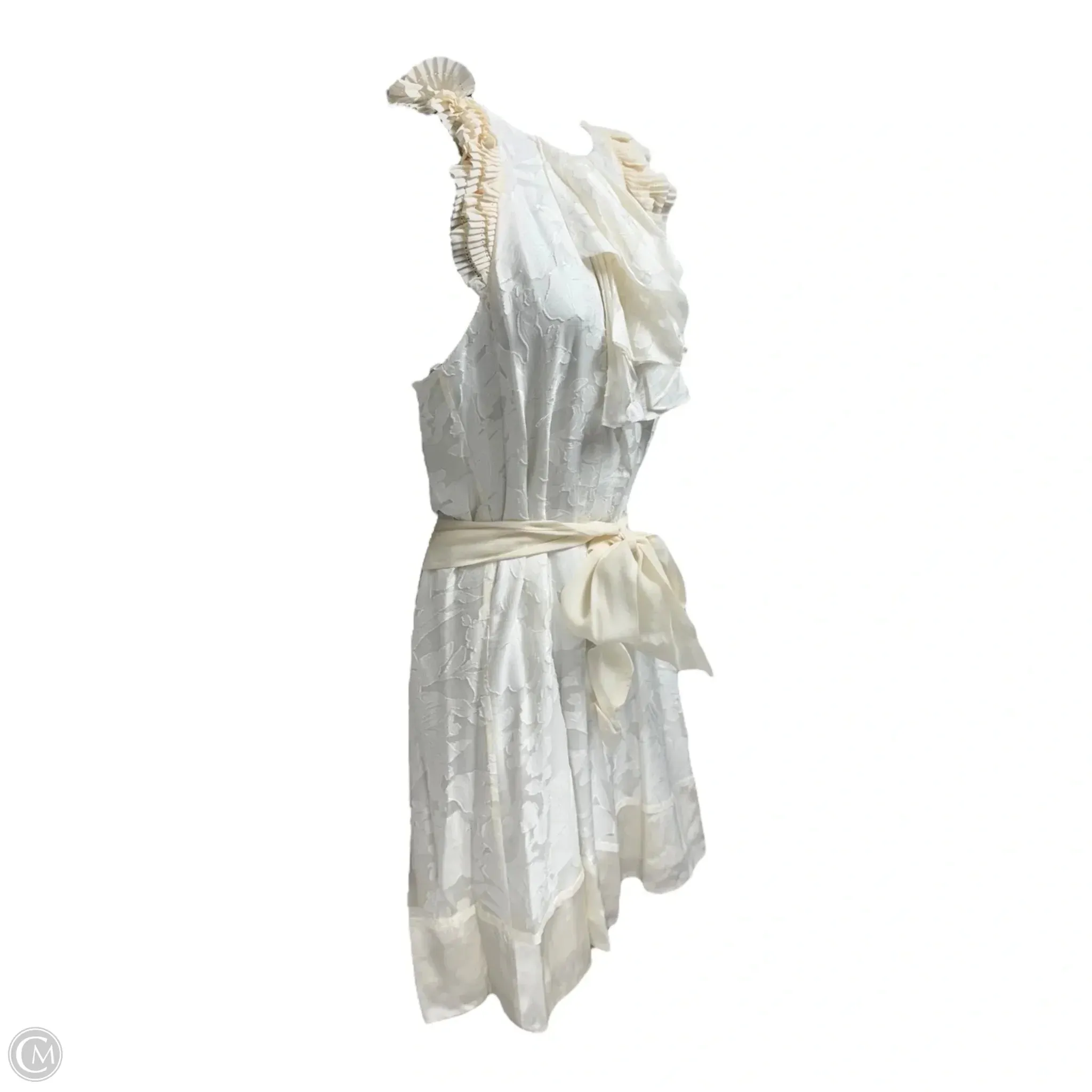 Dress Casual Short By Bcbgmaxazria In Cream, Size: Xs