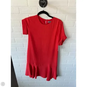 Dress Casual Short By Chelsea 28 In Orange, Size: Xs