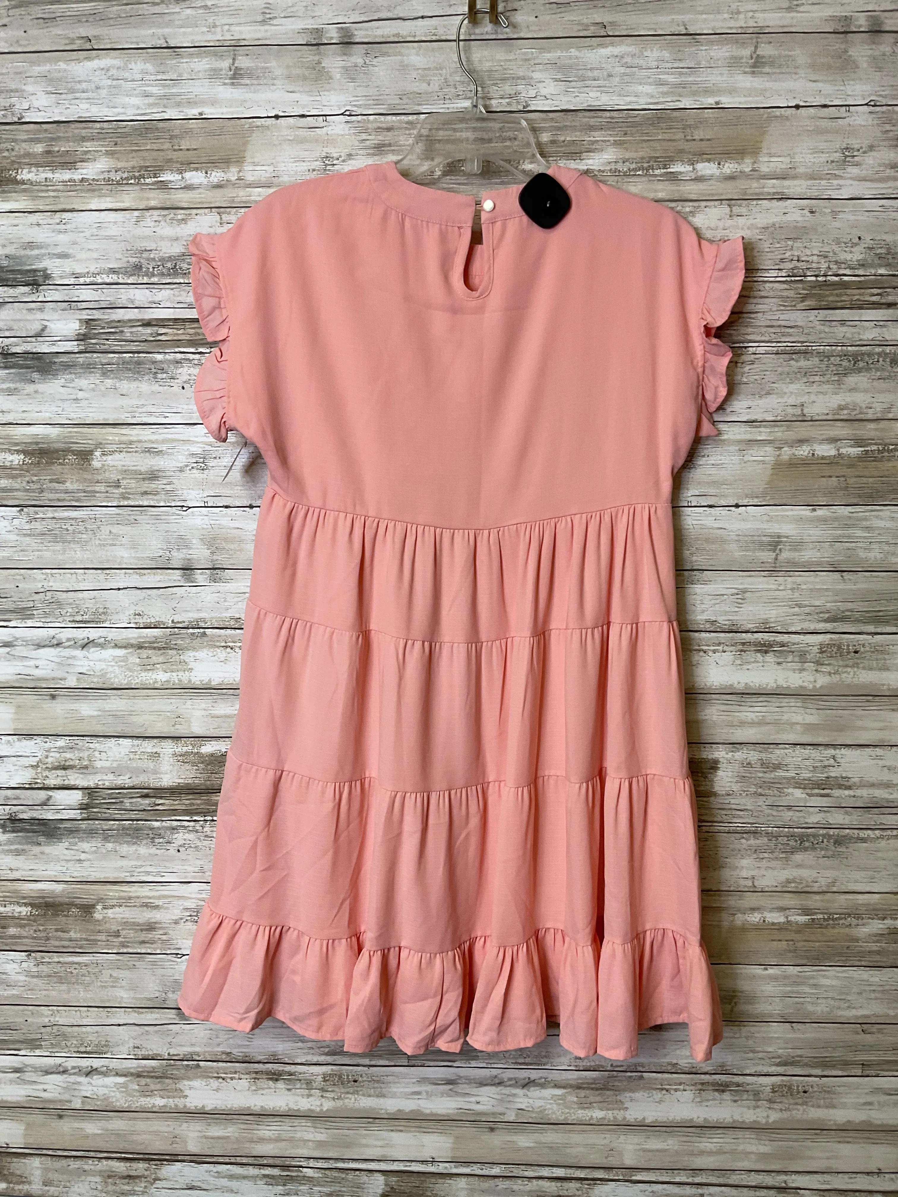 Dress Casual Short By Clothes Mentor In Peach, Size:S
