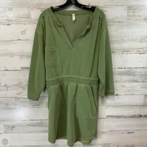 Dress Casual Short By Daily Practice By Anthropologie In Green, Size: L