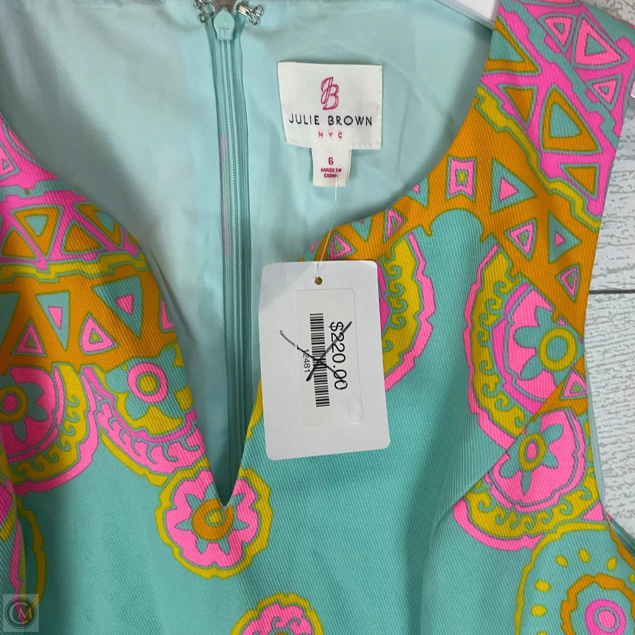 Dress Casual Short By Julie Brown In Blue, Size: M