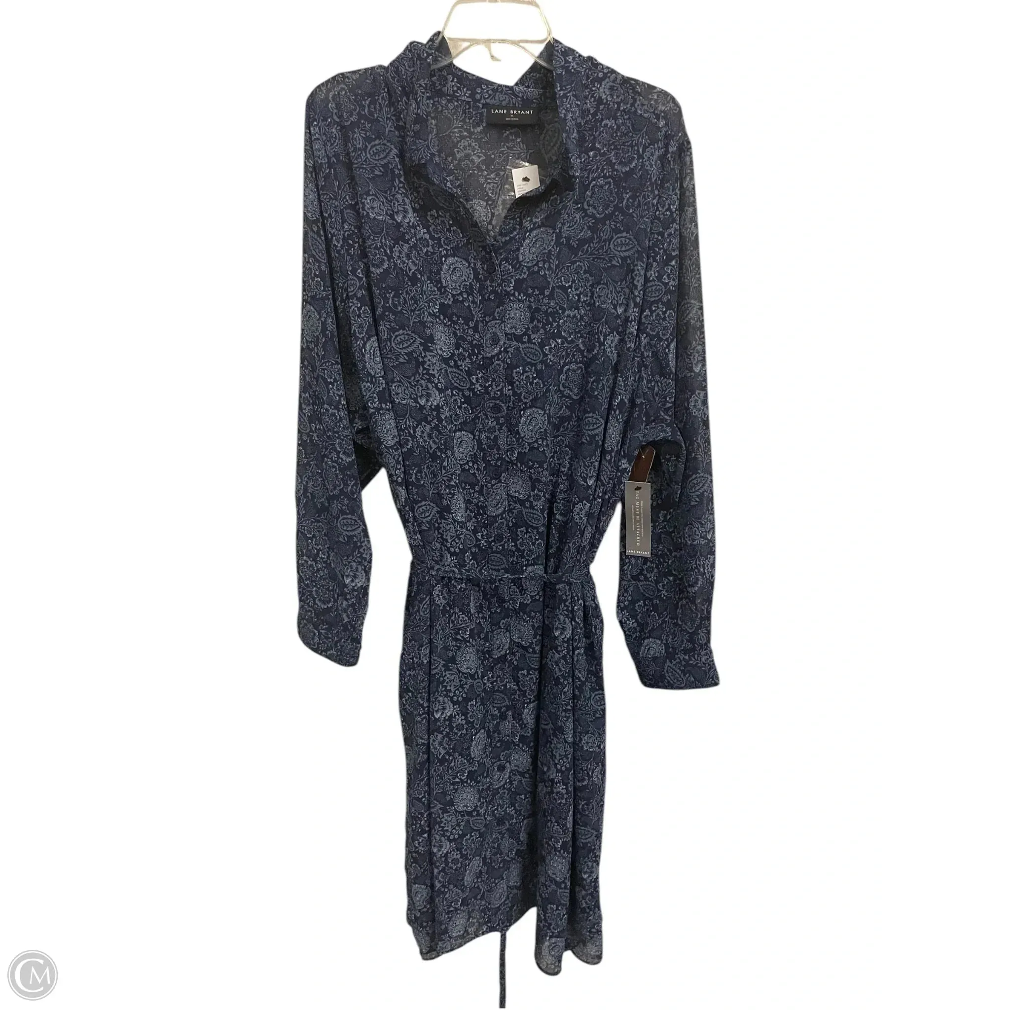 Dress Casual Short By Lane Bryant In Blue, Size: 3x