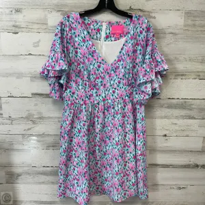 Dress Casual Short By Lilly Pulitzer In Blue & Pink, Size: L