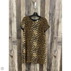 Dress Casual Short By Line & Dot In Animal Print, Size: M