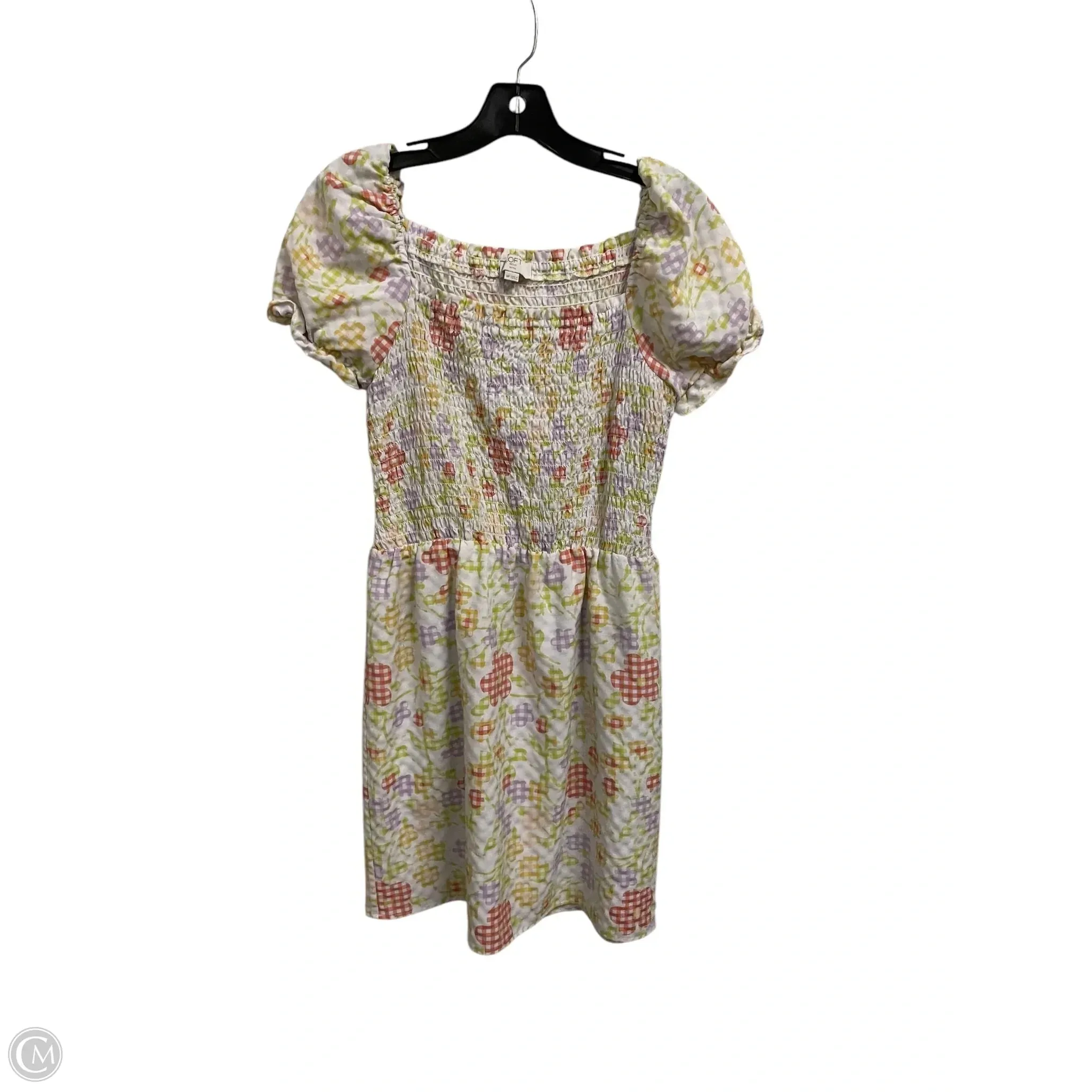 Dress Casual Short By Loft In White, Size: Mp