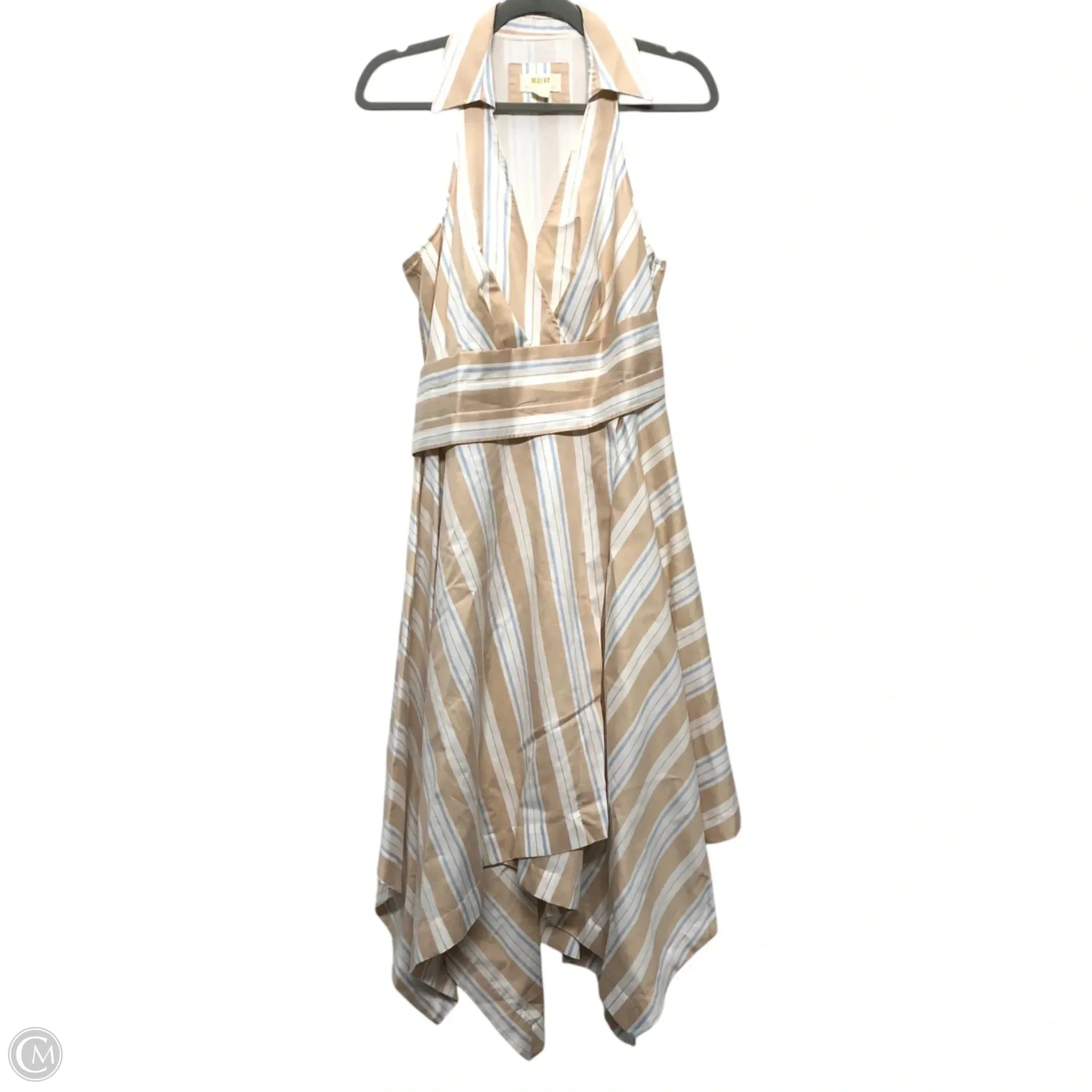 Dress Casual Short By Maeve In Cream & Tan, Size: 6