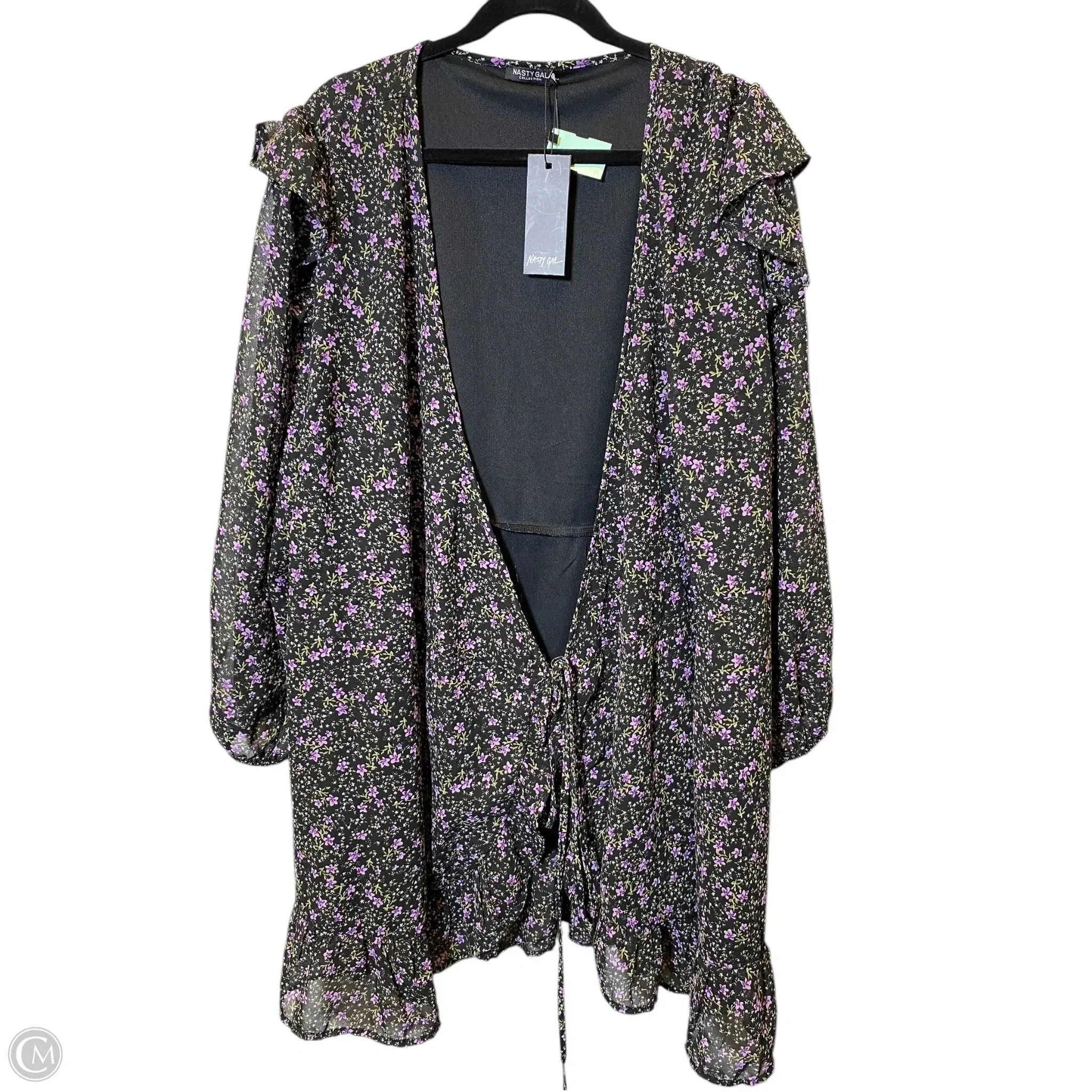 Dress Casual Short By Nasty Gal In Floral Print, Size: 2x