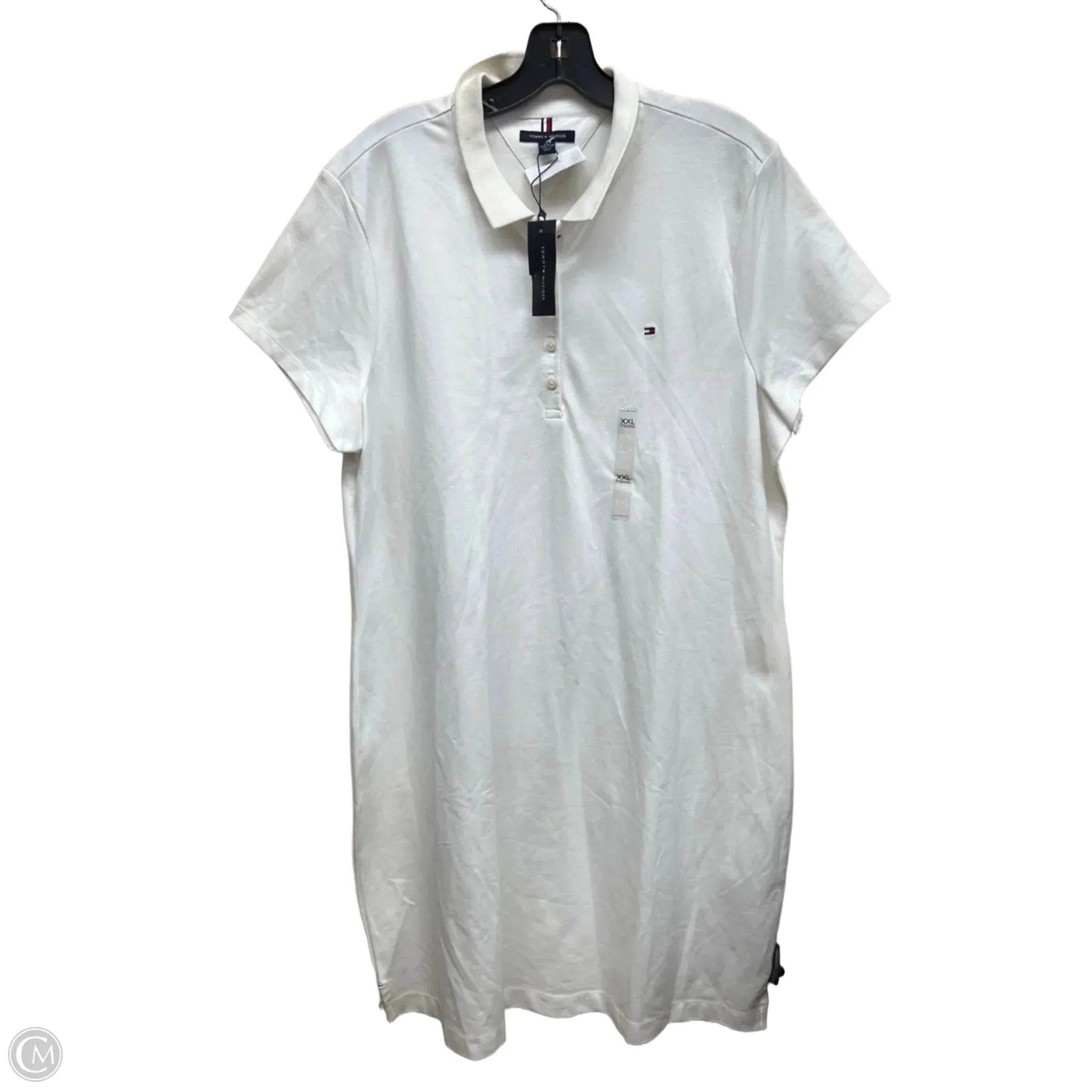 Dress Casual Short By Tommy Hilfiger In White, Size: Xxl
