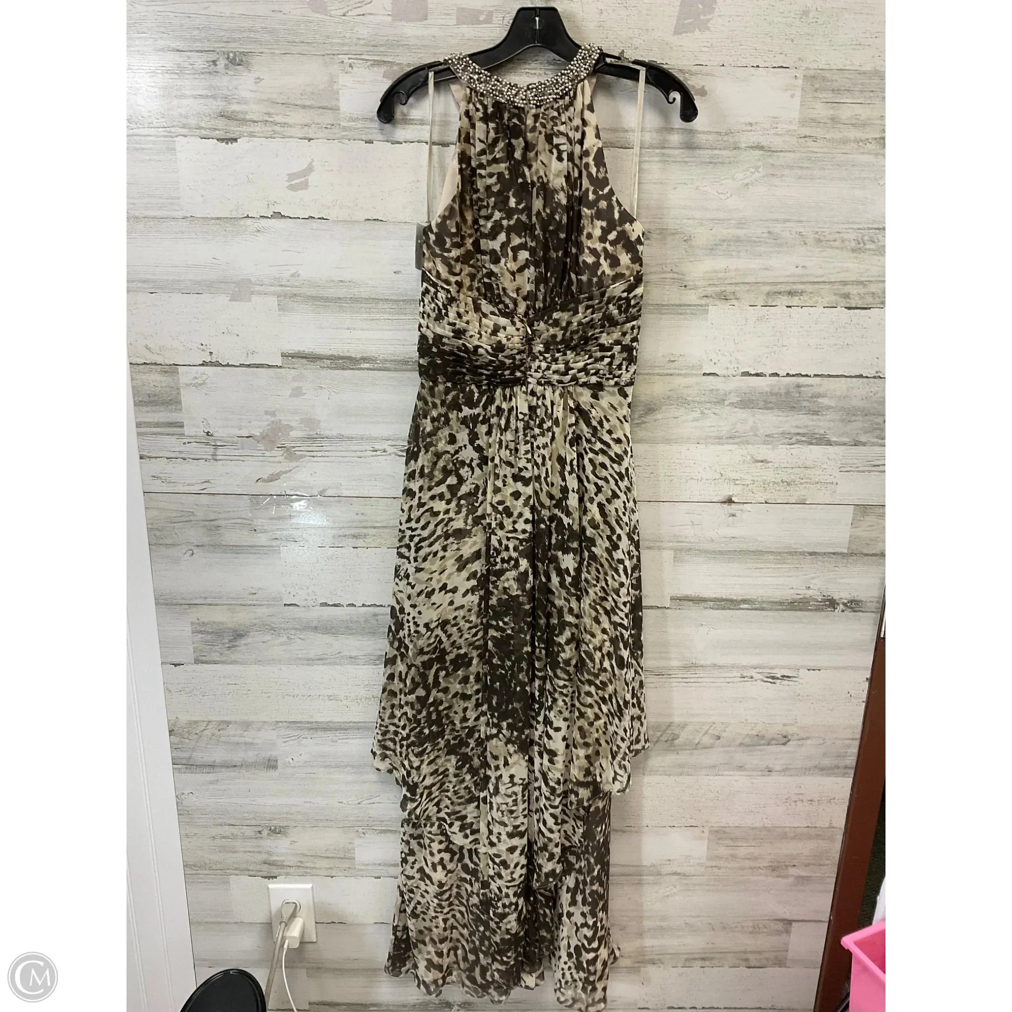 Dress Party Long By Eliza J In Brown, Size: S