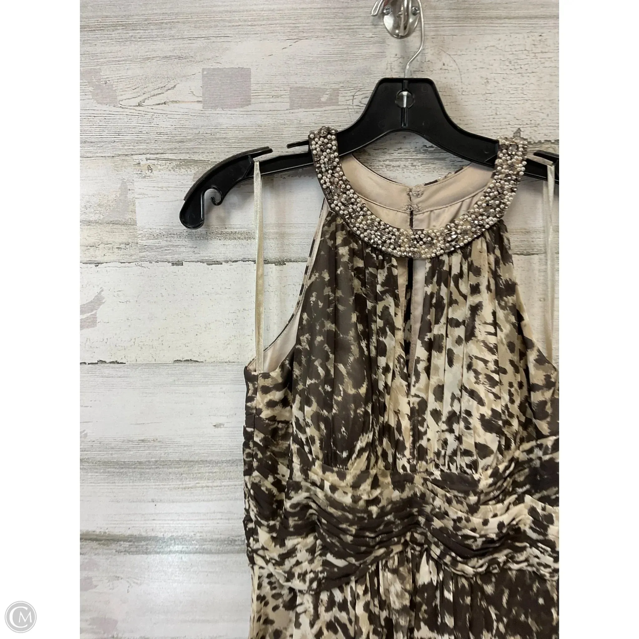 Dress Party Long By Eliza J In Brown, Size: S