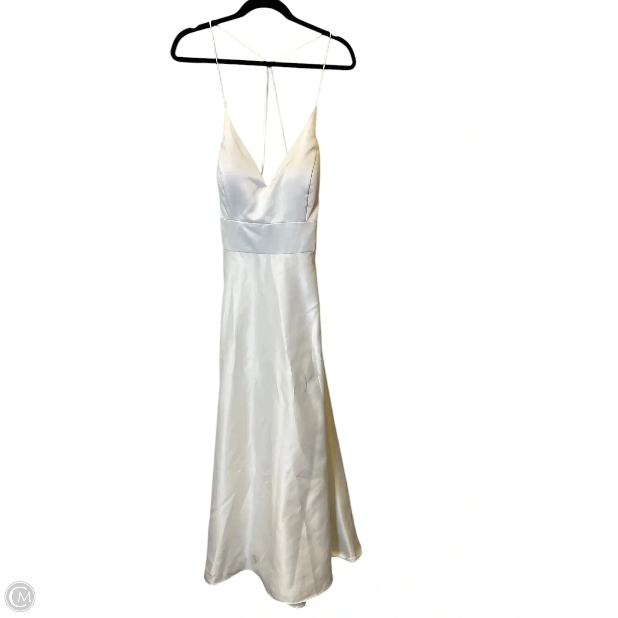 Dress Party Long By Mori Lee In White, Size: 16
