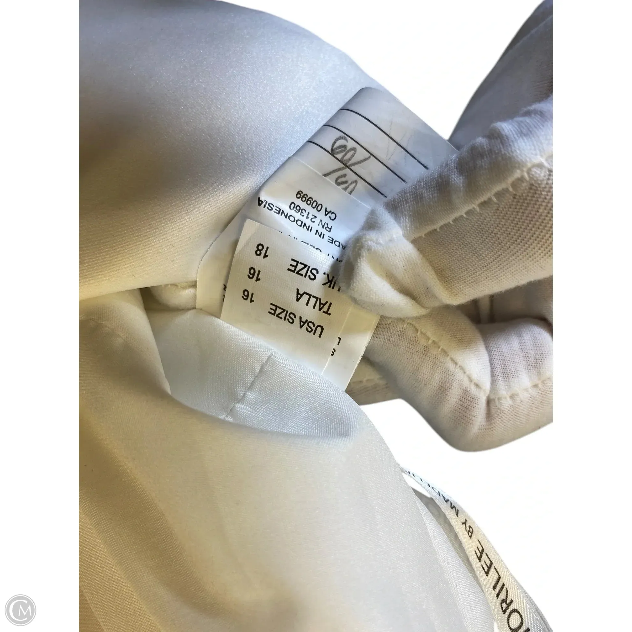 Dress Party Long By Mori Lee In White, Size: 16