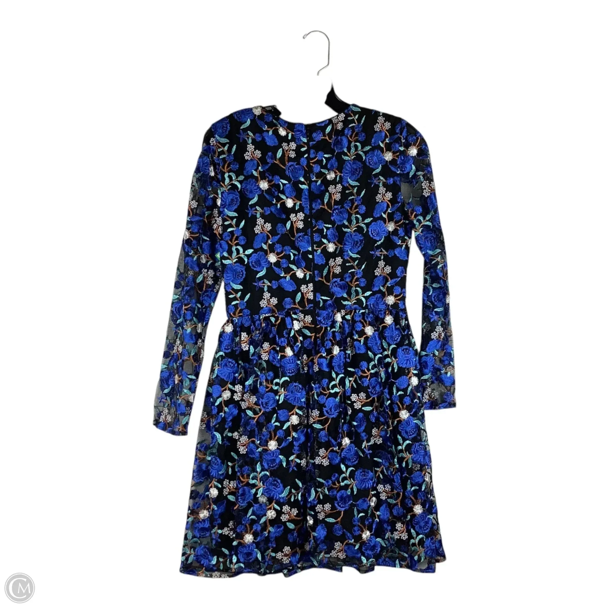 Dress Party Short By Badgley Mischka In Blue, Size: 4
