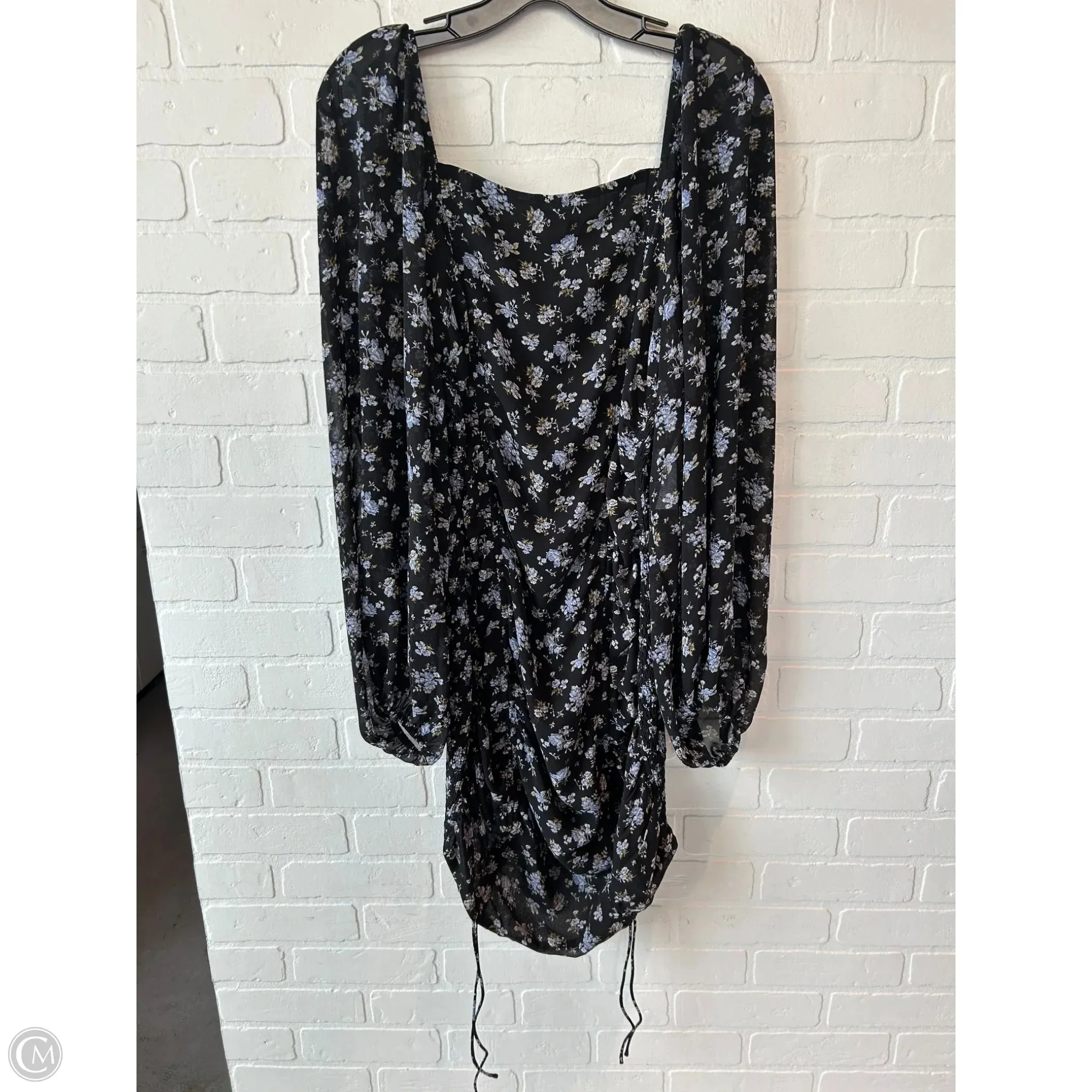 Dress Party Short By Mable In Black & Blue, Size: M
