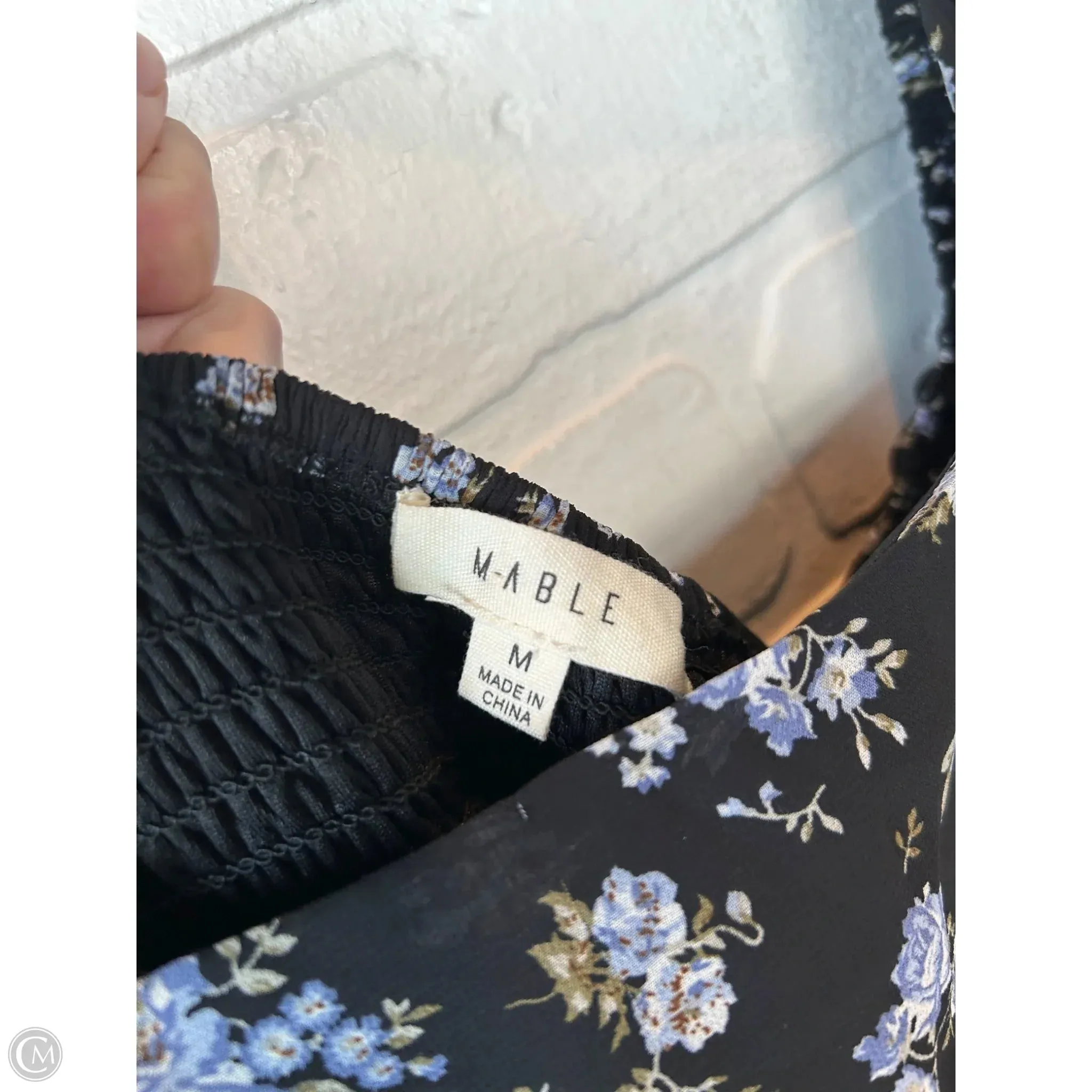 Dress Party Short By Mable In Black & Blue, Size: M