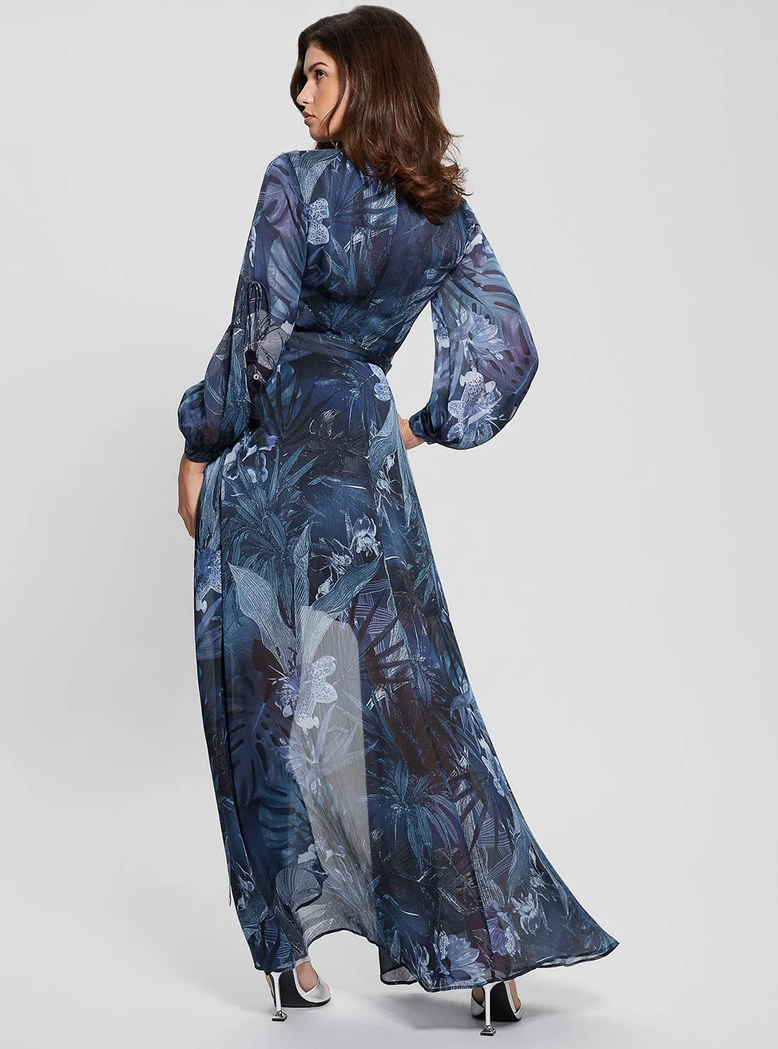 Eco Blue Long Sleeve Farrah Dress